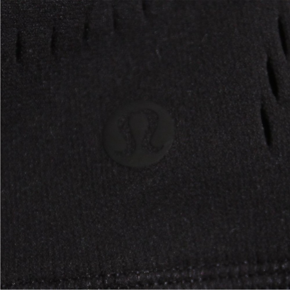 Lululemon Racerback V-Neck Sports Bra Lasercut Black Size 6